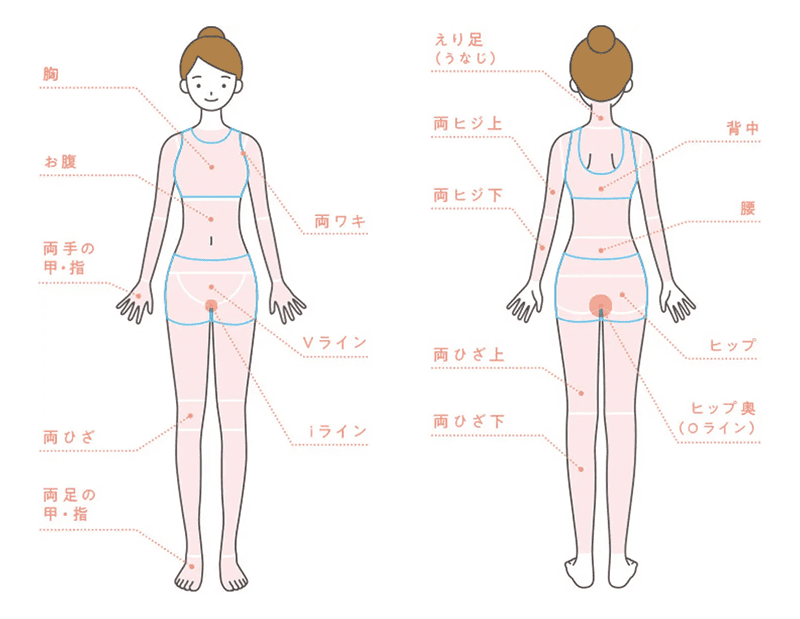 全身脱毛＋VIOのキャプチャのキャプチャ