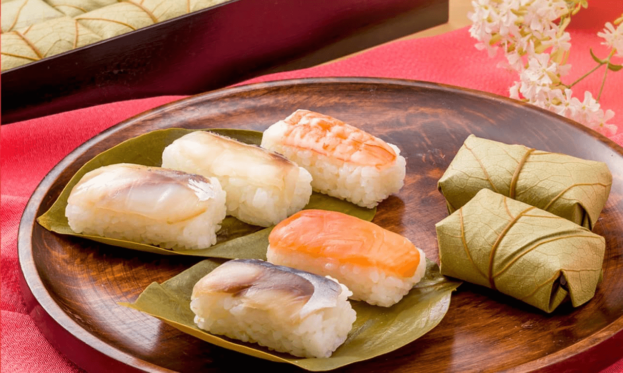 ゐざさ中谷本舗の柿の葉寿司の画像